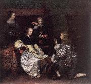 NETSCHER, Caspar The Lace-Maker syy oil painting